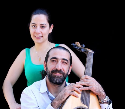 Fadi and Zeina jam at home