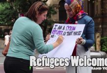 “I am a Syrian refugee” social experiment