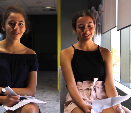 Interview with 16-year-old twins, Sarah and Maya