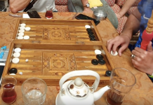 A Game of Backgammon in Beit Jabri, Old Damascus