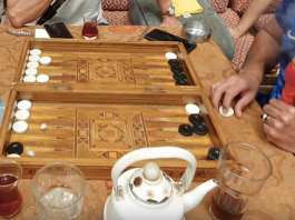 A Game of Backgammon in Beit Jabri, Old Damascus